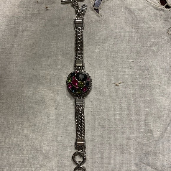 GS vintage Rhinestone Bracelet 7 1/2” - Picture 3 of 5